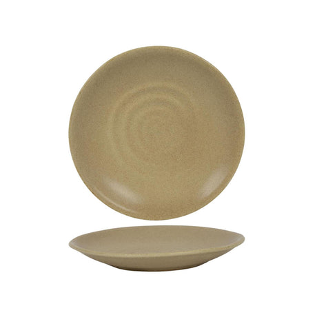 Plade ler beige ø21,7cm æske á 6 stk