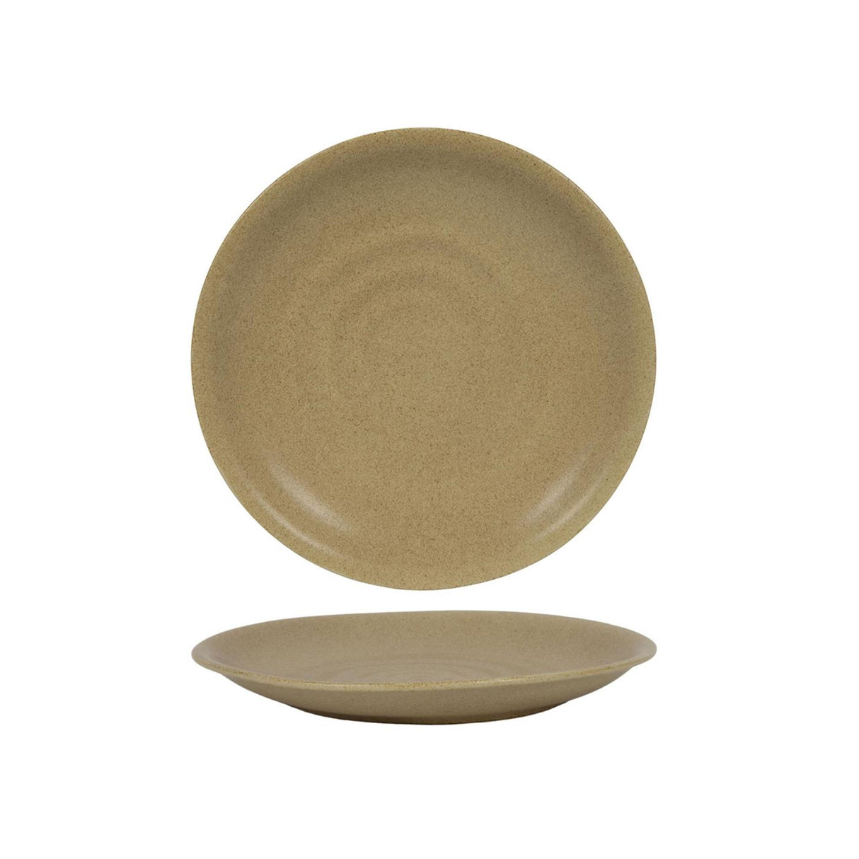 Plade ler beige ø27,6cm æske á 6 stk