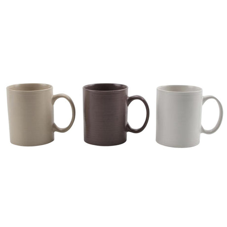 Imperial køkken kaffekrus ã˜8,2x9,8cm jordfarvet 320ml æske med 6 stk.