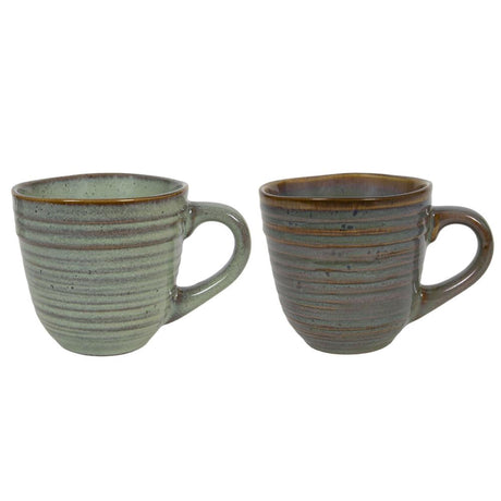 Svenska living kaffekrus med hank ø9,7x9cm 380ml 6 stk