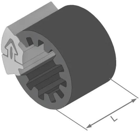 Herth+buss special montering clipfix basis clipfix afstandsstykke h+w indvendig-d=5,2mm,l=30mm
