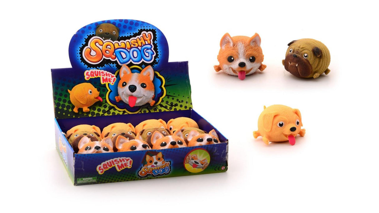 Johntoy john legetøj squishy hund 10cm