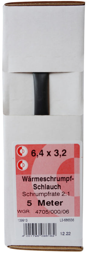 Dresselhaus krympeslange 4705 shtink rør 6,4 mm kart.a 5 m