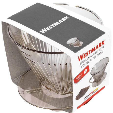 Westmark kaffefilterholder med gennemsigtig tud nr. 4