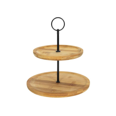Svenska living bambus etagere 2-lags