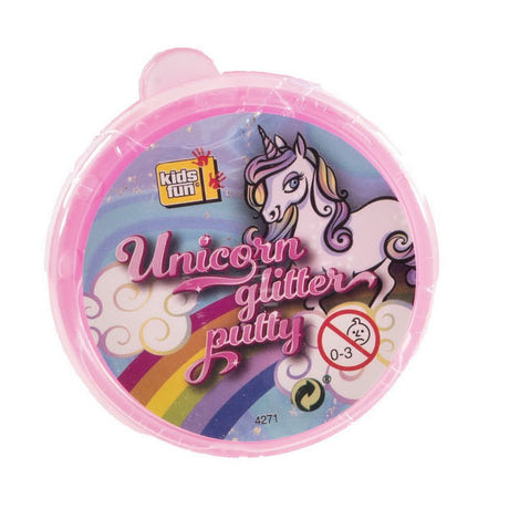 Jono toys slime enhjørning med glitter, 50 gram