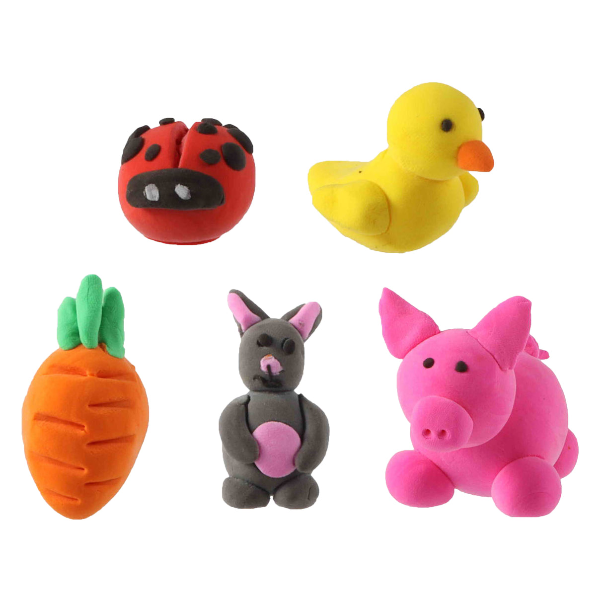 Jono toys ler blød ler 12 gram, 36 farver
