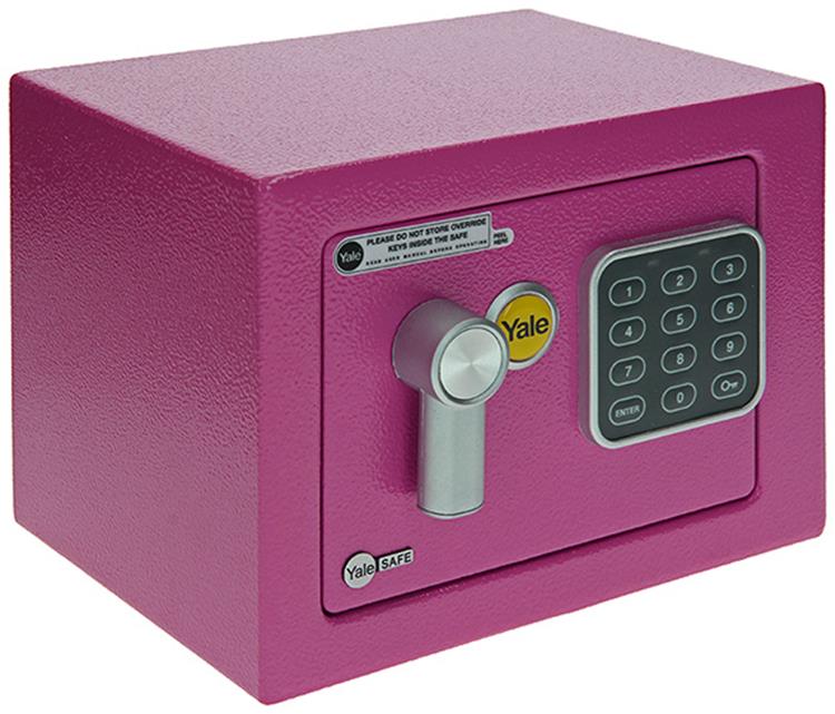 Yale 1047116 - værdisikker mini pink | 1 stk