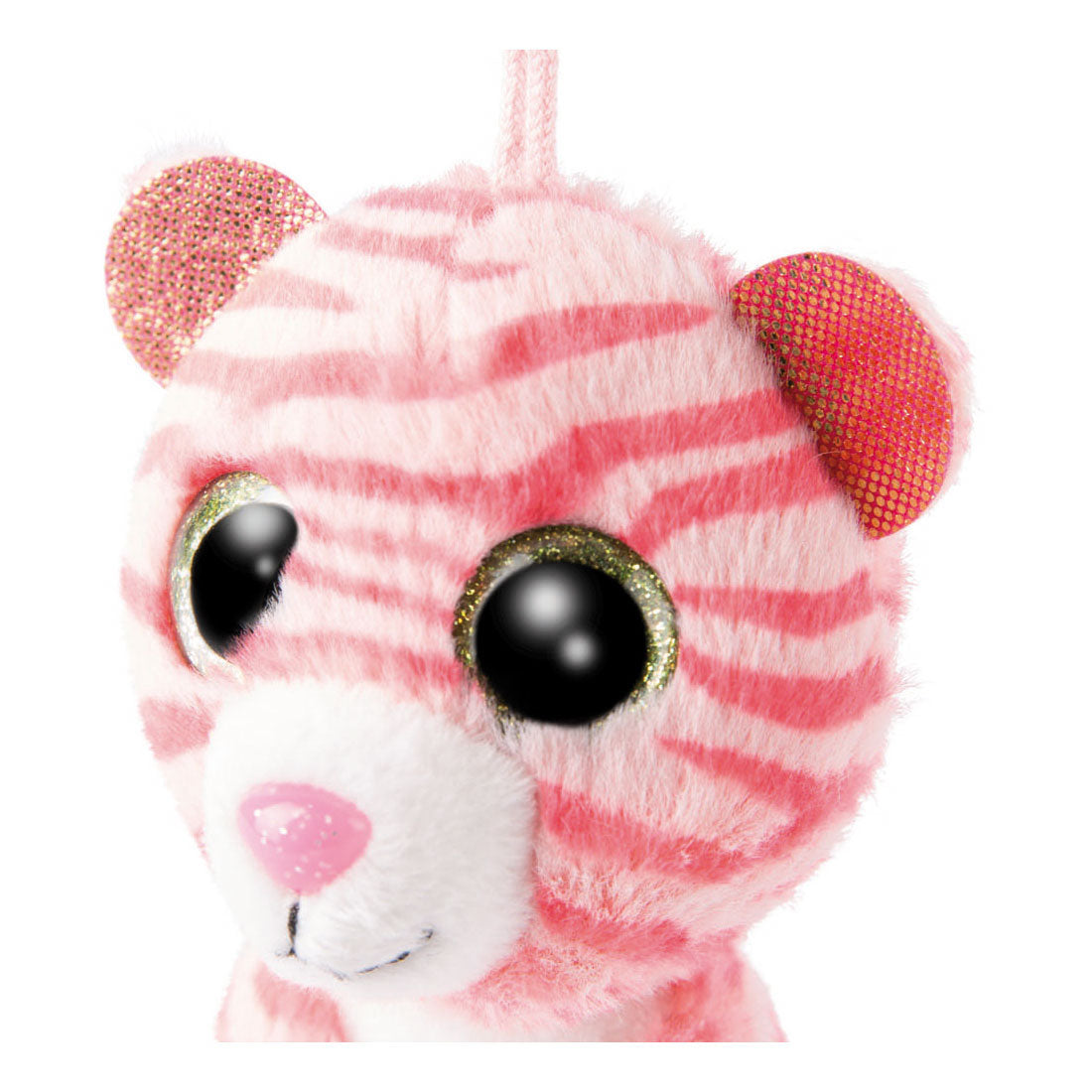 Nici glubschis plys nøglering tiger fula, 9 cm