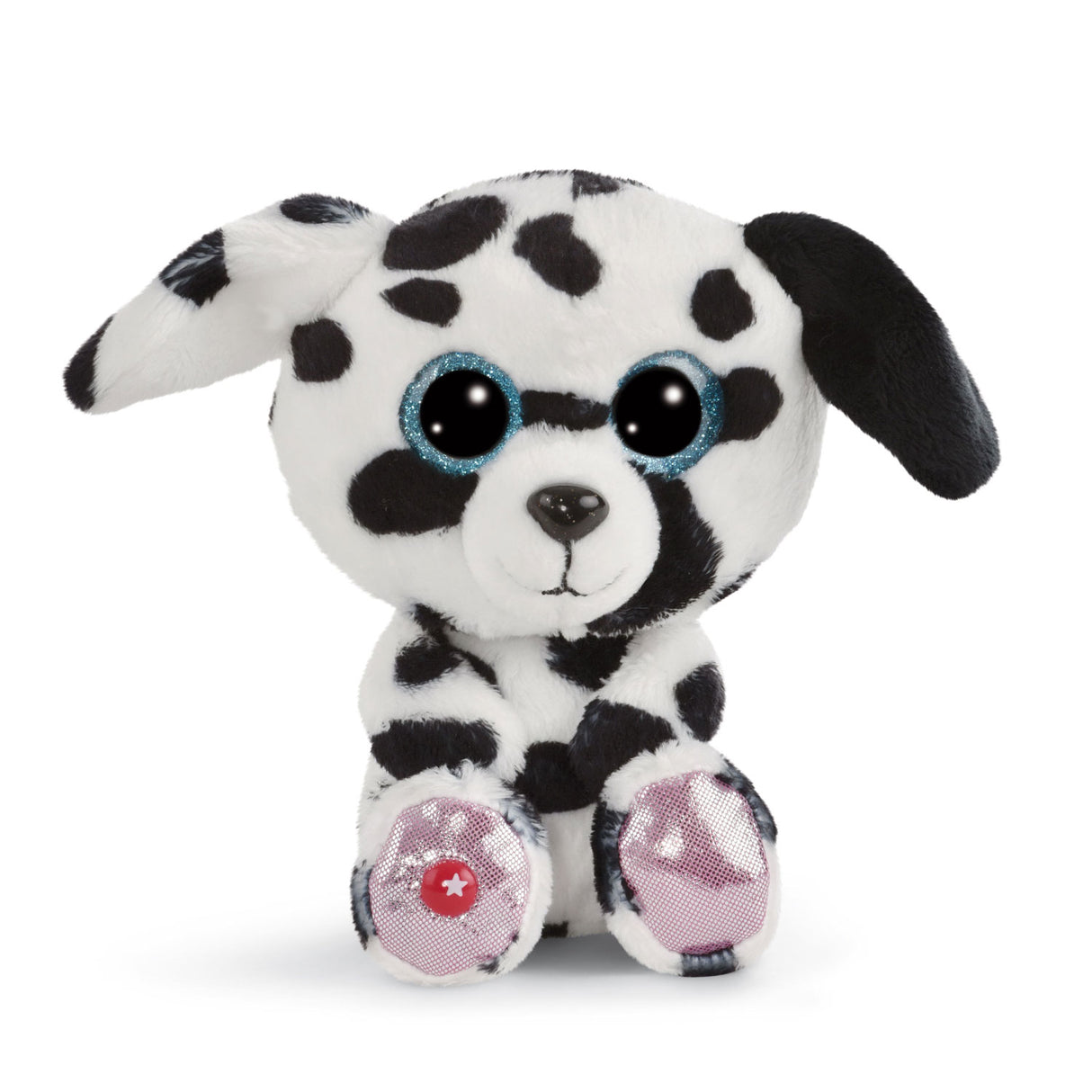 Nici glubschis plys kæletøj dalmatisk dottino, 15 cm