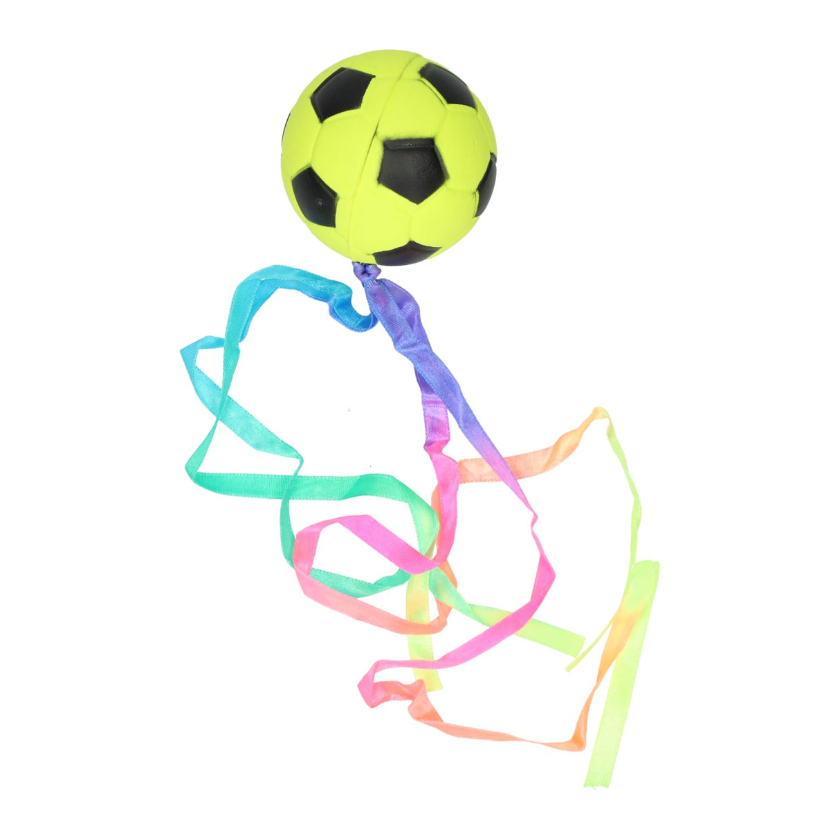 Gummikugle ã˜6,3 cm med bånd
