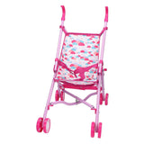Jono legetøj dukke buggy skyer - pink