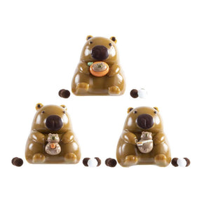 Jono legetøj pinch family - squishy capybara