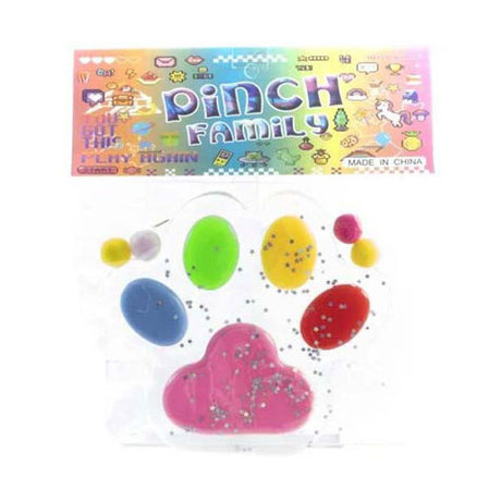 Jono legetøj pinch family - squishy dyrepote stor