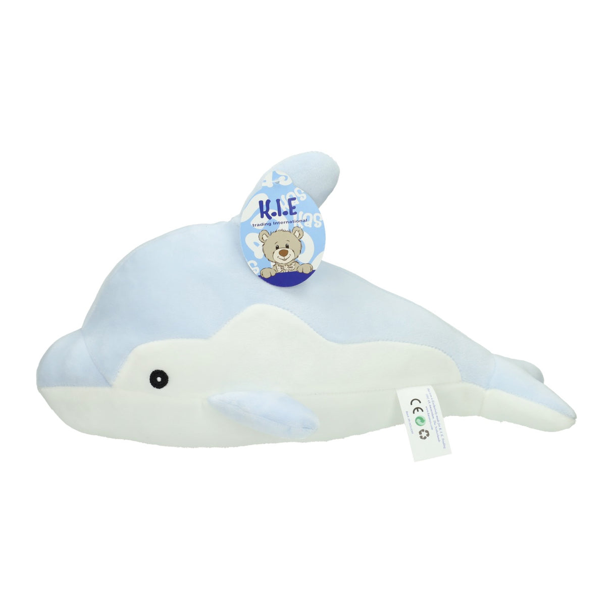 Jono legetøj plys delfin krammetøj - 35cm
