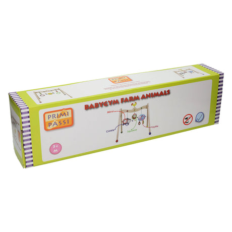 Jonotoys primi passi - træ babygym husdyr