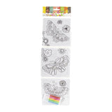 Jono toys kleur je eigen puzzeltjes- 3 puzzeltjes + 5 stiften