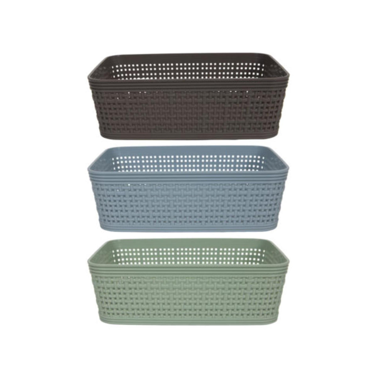 Svenska levende kurv 4,5l 24,5x16x10cm vævet plast