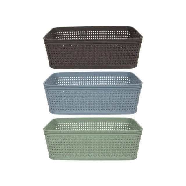 Svenska levende kurv 4,5l 24,5x16x10cm vævet plast