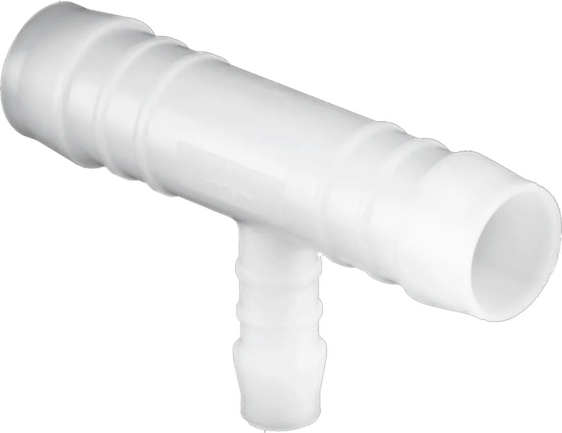 Dresselhaus schlauchbinder plastik slangeforbindelser t-rød. d=4-6-4 mm