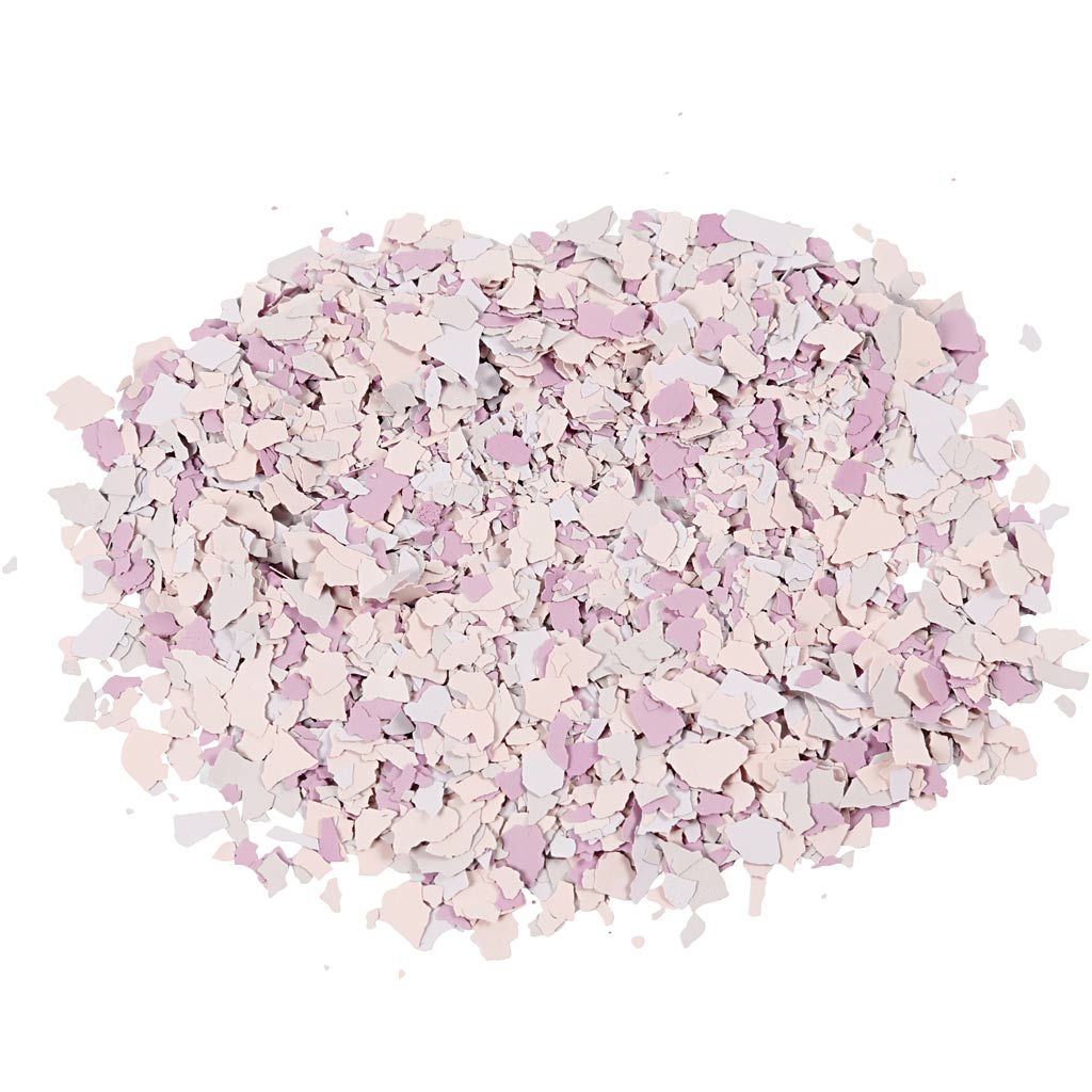 Terrazzo flager, lilla, 90 gr 1 æske