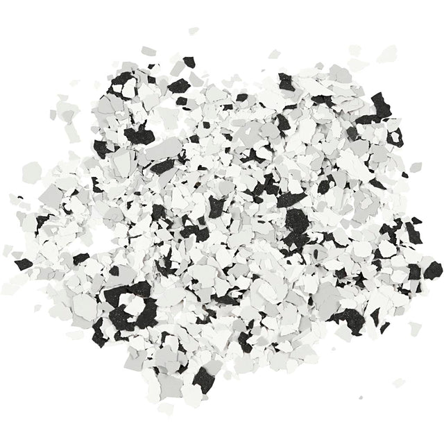 Terrazzo flager, sort, 90 gr 1 æske