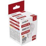 Avide LED spotlampe dæmpbar 7W Gu10 armatur 3000 Kelvin varm hvid max. 600 lumen