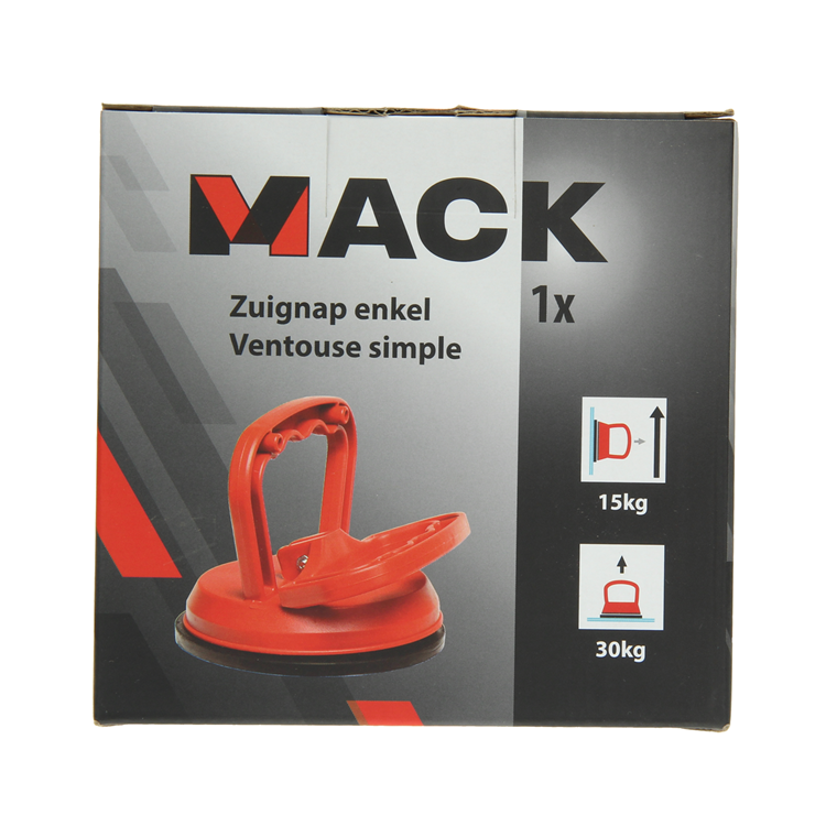 Mack 1004635 - sugekop enkelt rød ø 12 cm | 4 stk
