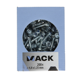 Mack 1007022 - selvborende sekskantskrue 200 200 stk 4,8x25mm | 5 stk
