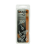 Mack 1017782 - skrueøje stål hvid 10 stk 2,3 x 10 mm | 10 stk