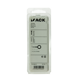 Mack 1017782 - skrueøje stål hvid 10 stk 2,3 x 10 mm | 10 stk