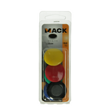 Mack 1017873 - tavlemagnet plast sortiment 5 stk 30 mm | 10 stk