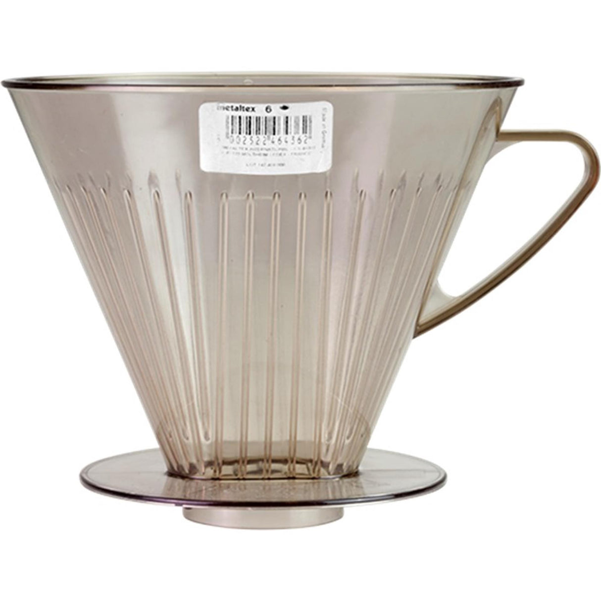 Metaltex kaffefilterbeslag nr. 6 store plastik med håndtag