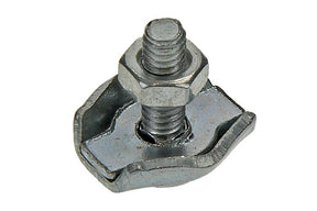 Mack 1006862 - 2 ståltrådsklemmer simplex galvaniseret 2mm bl | 5 stk