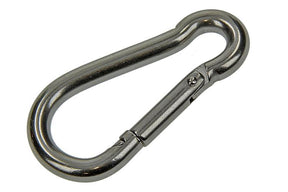 Mack 1006891 - 1 karabinhage + fjeder rustfrit stål 60x6mm bl | 5 stk