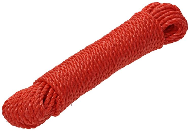 Mack 1006917 - pp snoet orange tråd 4mm 15m | 5 stk