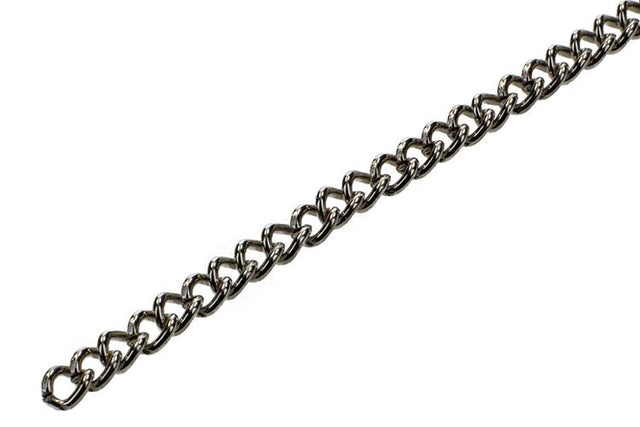 Mack 1006936 - gourmetkæde forniklet ø 0,7mm l 3mm 2m | 5 stk