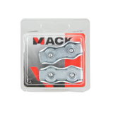 Mack 1006901 - 2 ståltrådsklemmer duplex galvaniseret 4-5mm bl | 5 stk