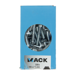 Mack 1007088 - mekanik bolt + møtrik 100 stk 8 x 45 mm | 4 stk