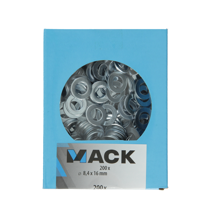 Mack 1007111 - skiver 200 stk m8 | 5 stk