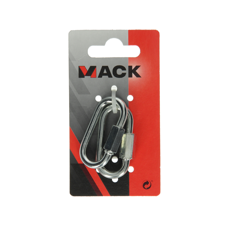 Mack 1008453 - 2 tomme led + møtrik 5mm galvaniseret | 10 stk