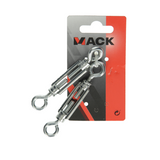 Mack 1008470 - 2 strammere 2 øjne m5 x 50mm galvaniseret | 10 stk