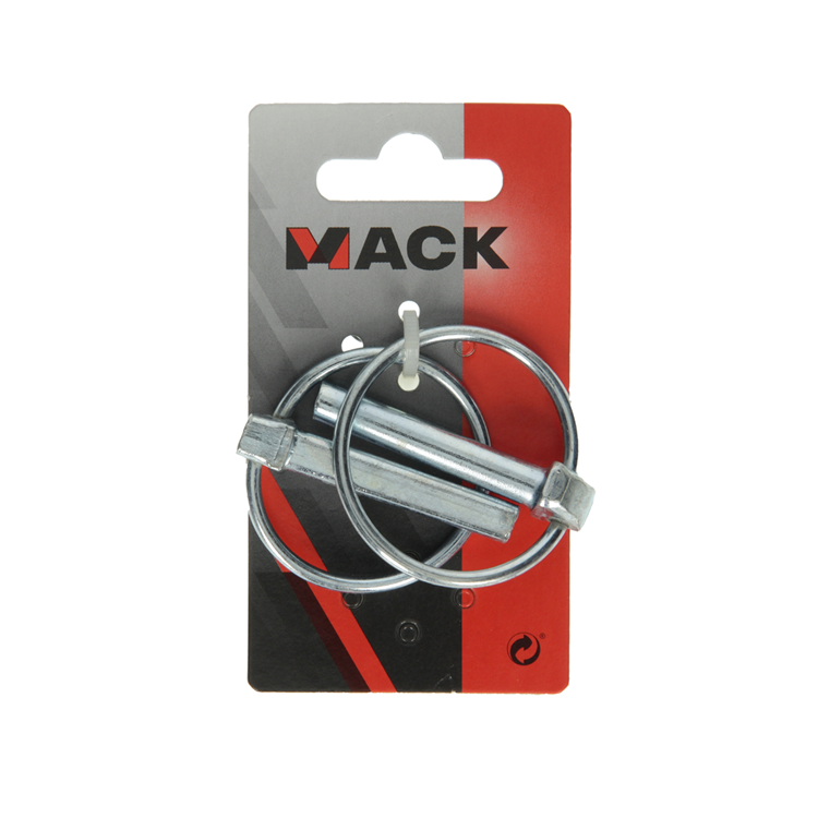 Mack 1008537 - 2 foldbare låsestifter 8mm galvaniseret | 10 stk