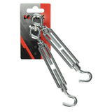 Mack 1008541 - 2 strammerøje + krog m8 x 110mm galvaniseret | 10 stk