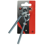 Mack 1008551 - 2 øjebolte + møtrik m8 x 80mm galvaniseret | 10 stk