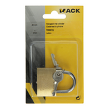 Mack 1014074 - hængelås med cylinder messing 40 mm | 10 stk