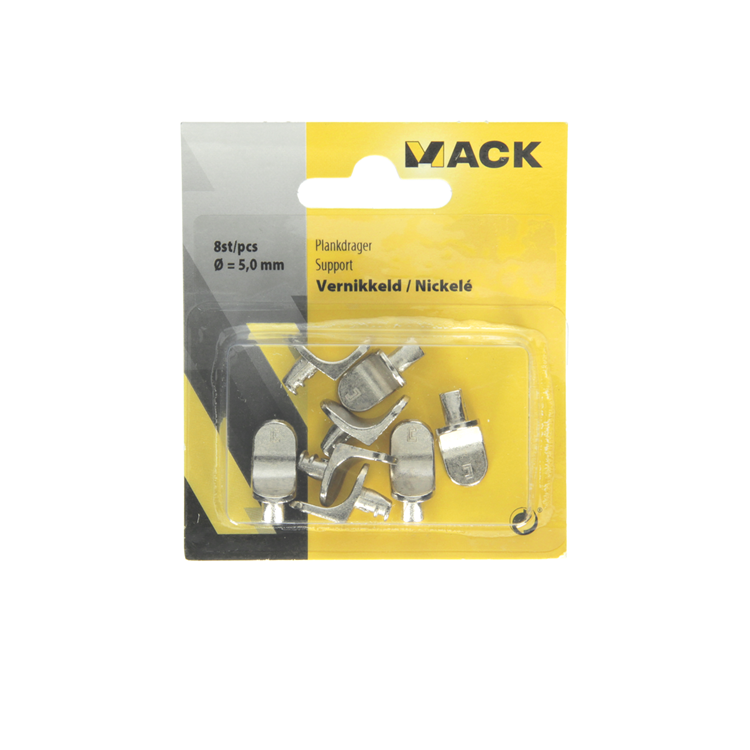 Mack 1014491 - 8 hyldebeslag forniklet ø 5 mm | 5 stk