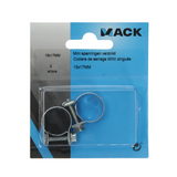 Mack 1011686 - slangeklemme galvaniseret 15-17mm 2stk | 12 stk