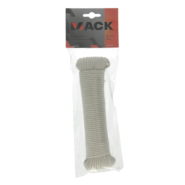 Mack 1014953 - bomuldsledreb 3mm-20m | 5 stk