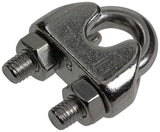Mack 1008450 - 2 ståltrådsklemmer 6-8mm rustfrit stål | 10 stk